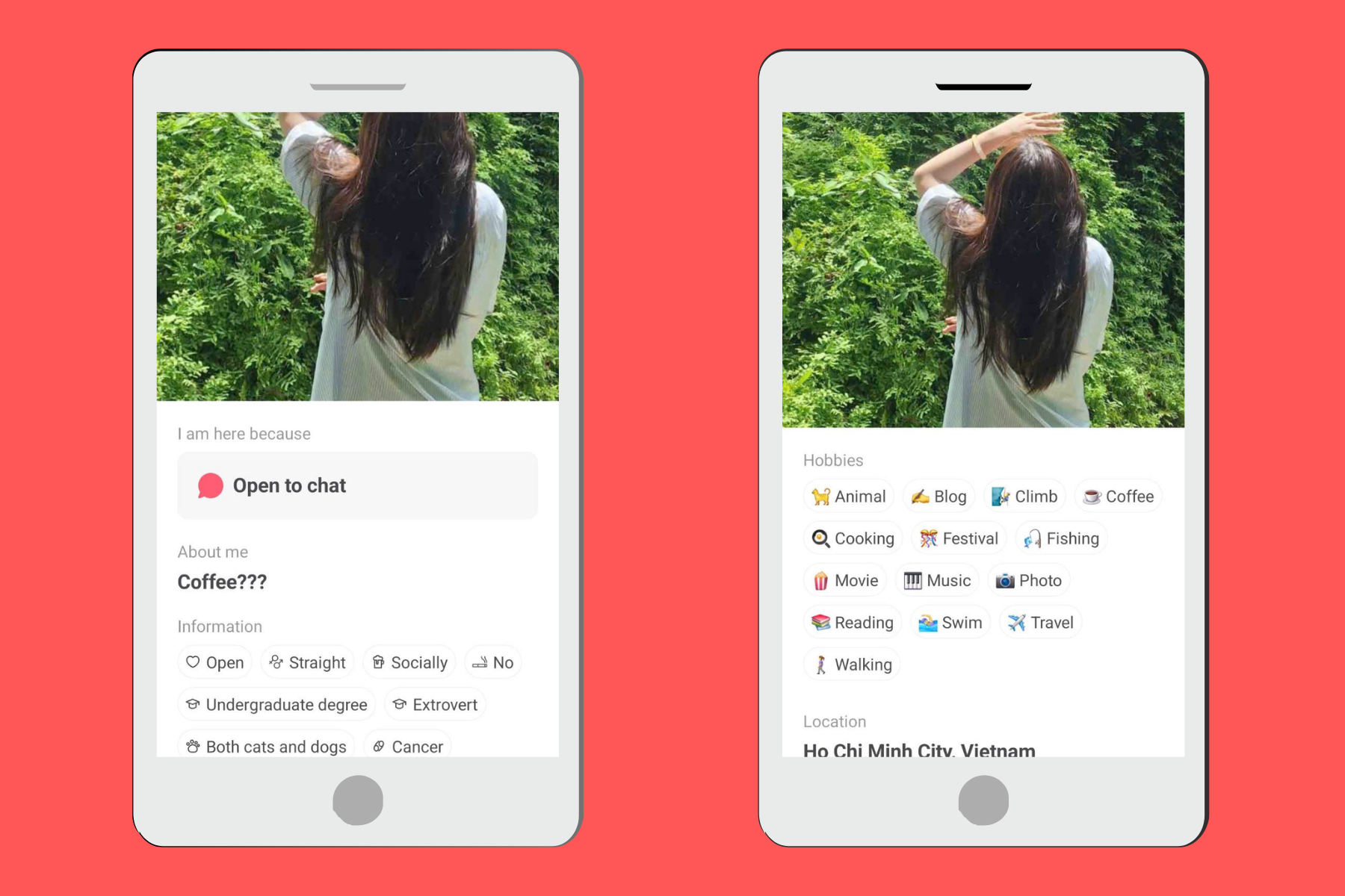 Hullo profile screen example