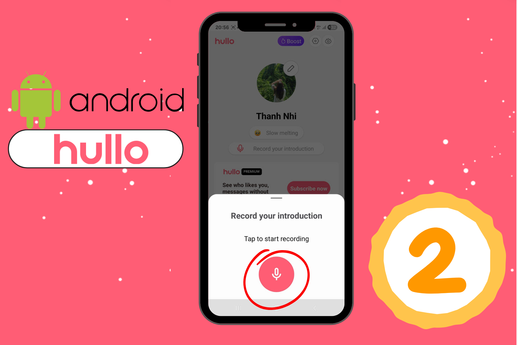 Hullo voice android step 2