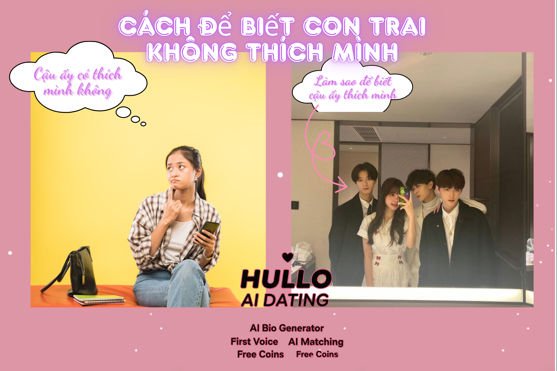 Cách để biết con trai không thích mình