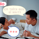 Cách trả lời câu hỏi 'Em thích điều gì nhất khi trò chuyện