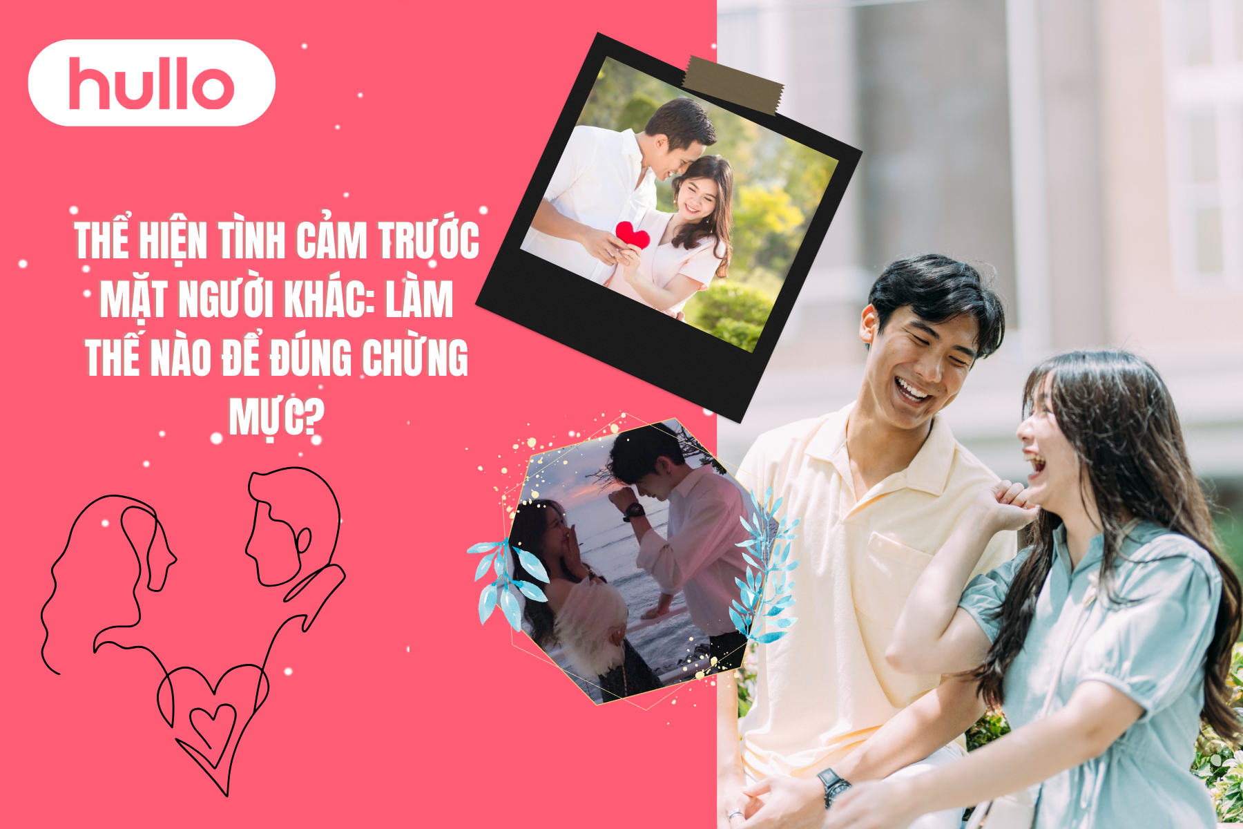 Thể Hiện Tình Cảm Trước Mặt Người Khác Làm Thế Nào Để Đúng Chừng Mực