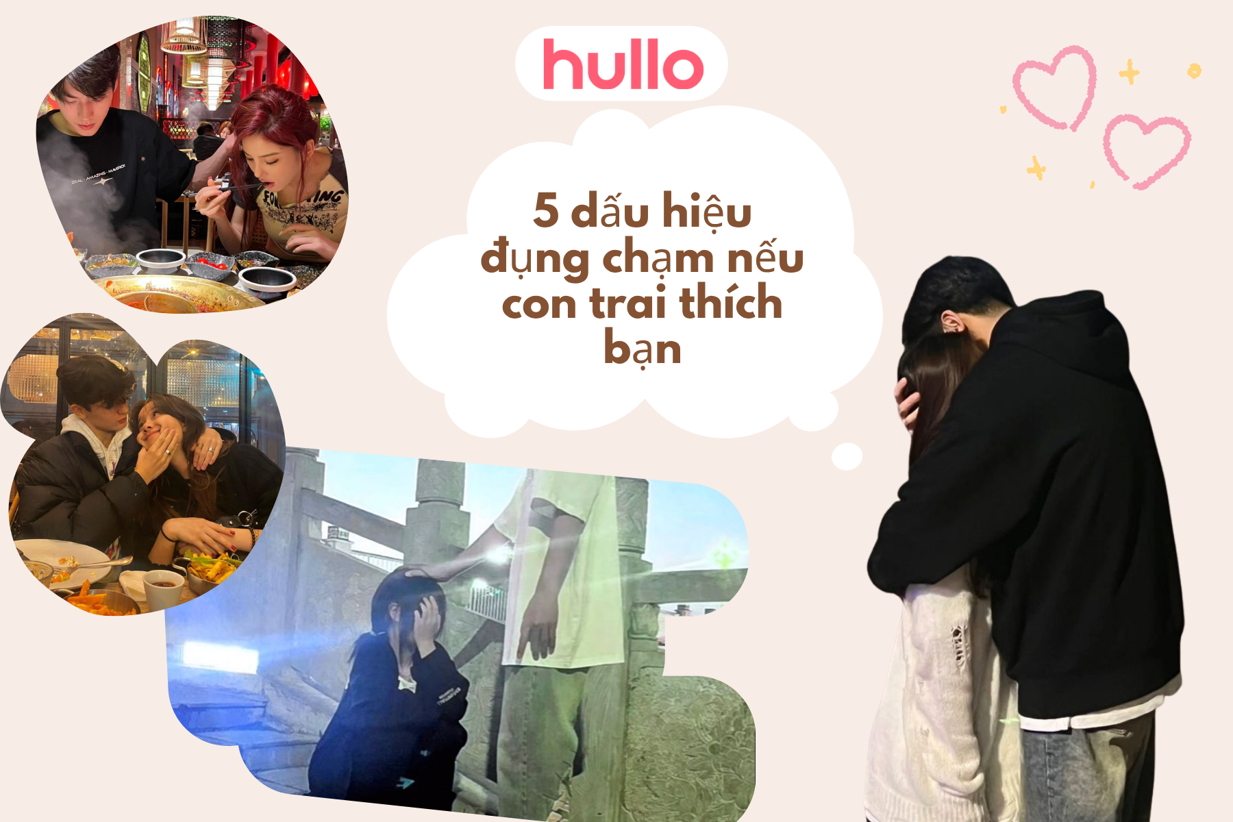 5 dấu hiệu đụng chạm nếu con trai thích bạn