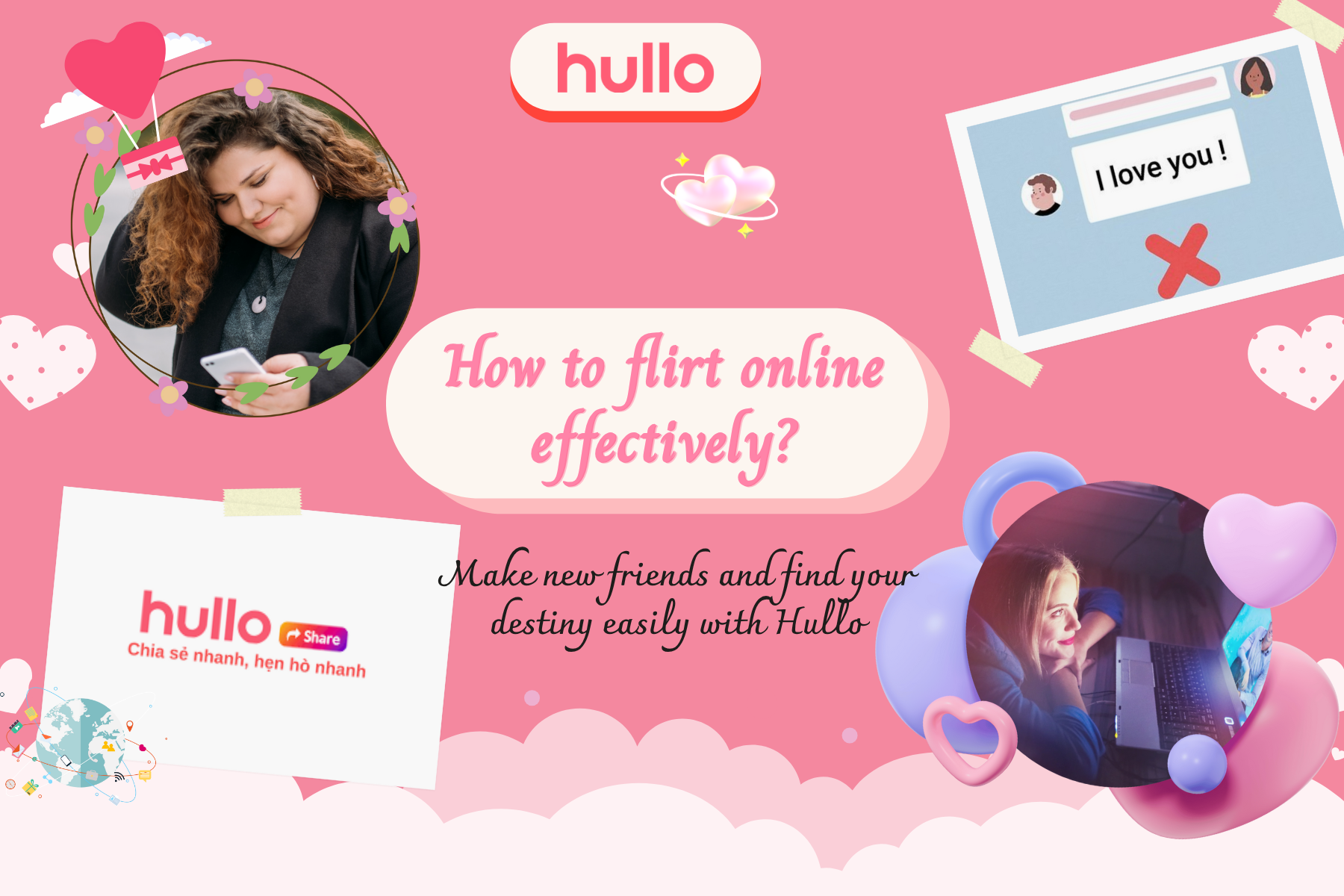 How to flirt online effectively