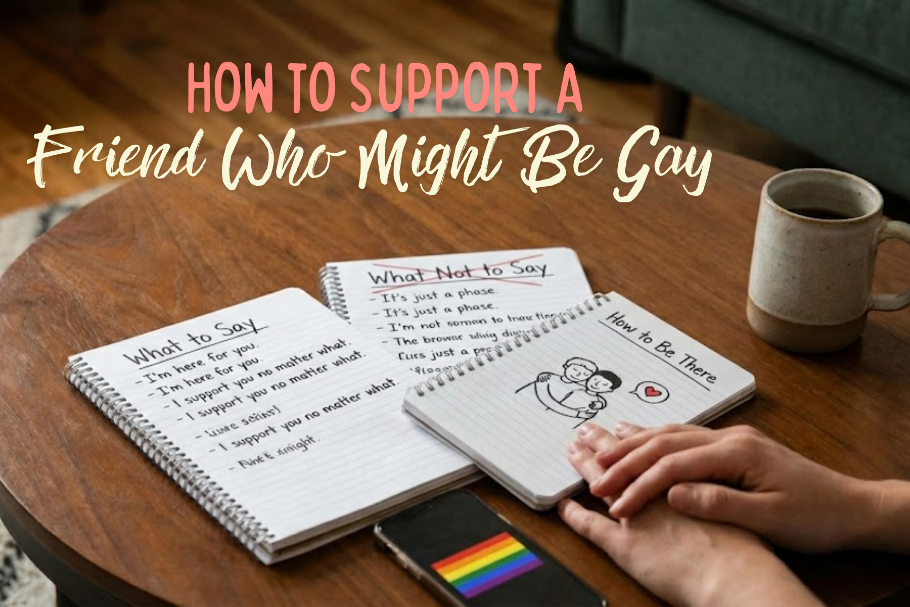 How to Support a Friend Who Might Be Gay: What to Say, What Not to Say, and How to Be There