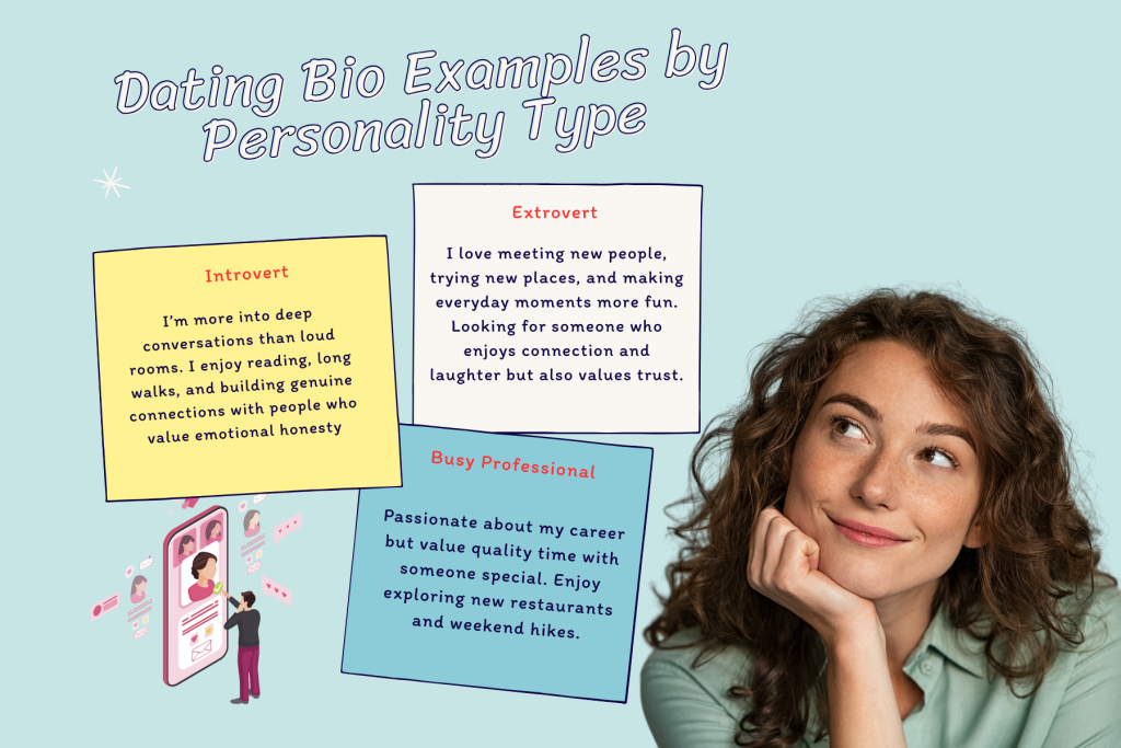 Dating Bio Examples by Personality Type (Introvert, Extrovert, Professional…)