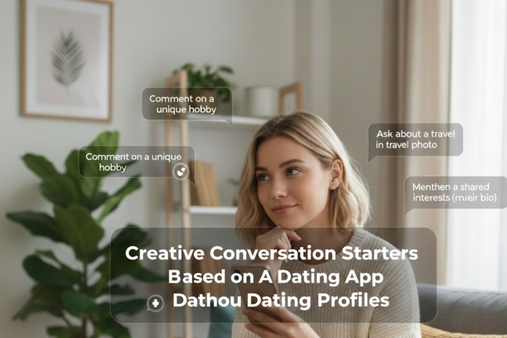 Creative Conversation Starters Based on Dating Profiles