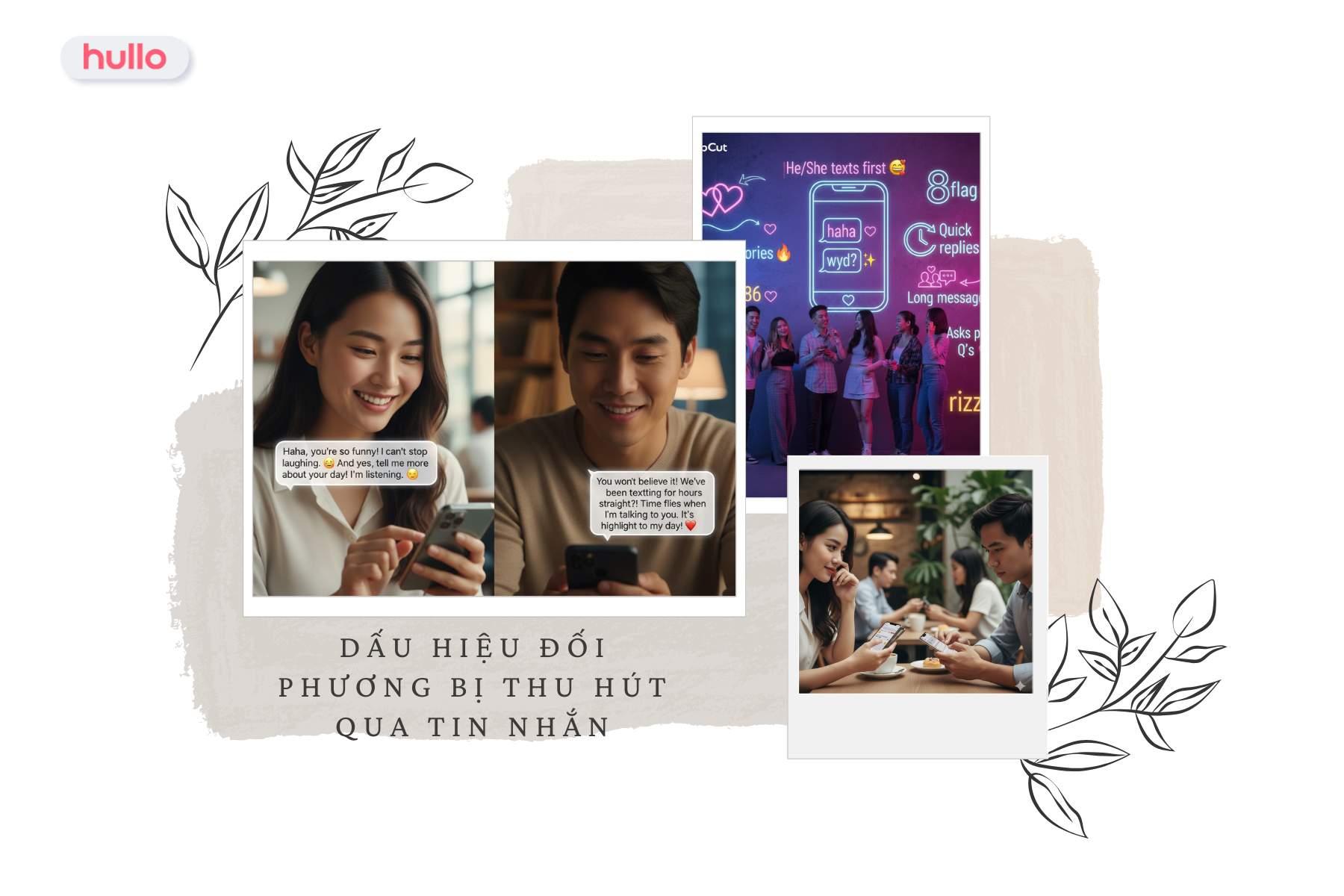 Dấu hiệu đối phương bị thu hút qua tin nhắn