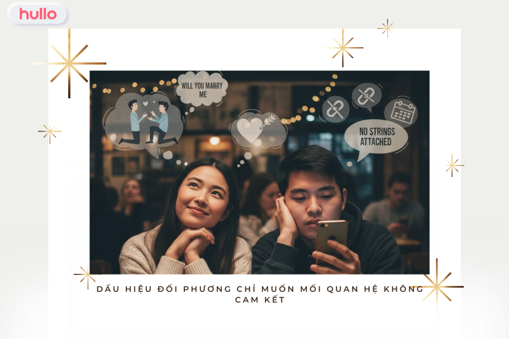 Dấu hiệu đối phương chỉ muốn mối quan hệ không cam kết