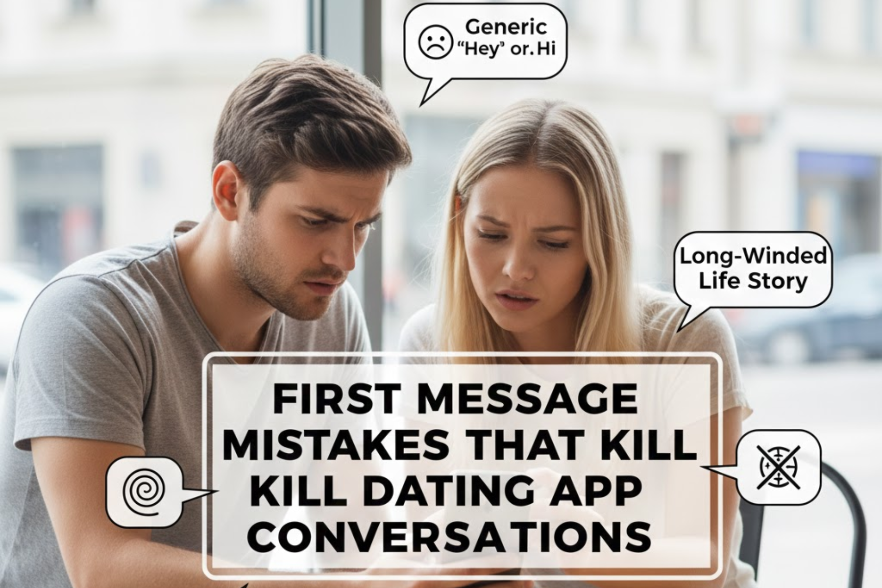 First Message Mistakes That Kill Dating App Conversations