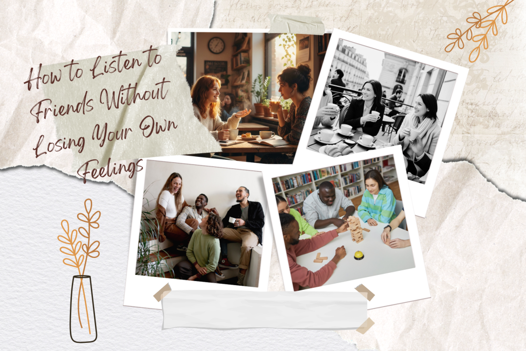 How to Listen to Friends Without Losing Your Own Feelings