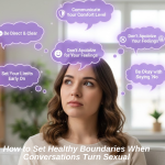 How to Set Healthy Boundaries When Conversations Turn Sexual