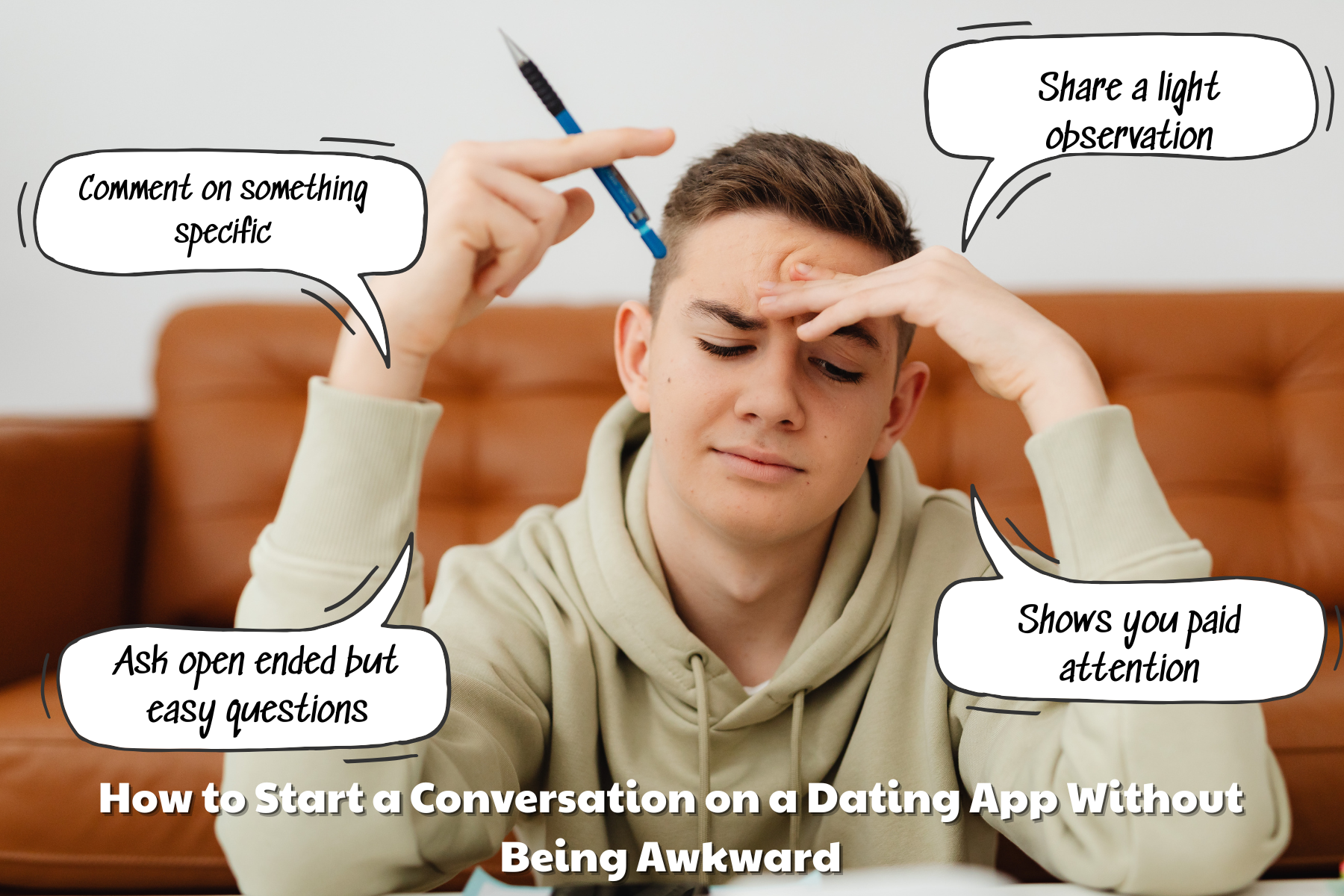 How to Start a Conversation on a Dating App Without Being Awkward