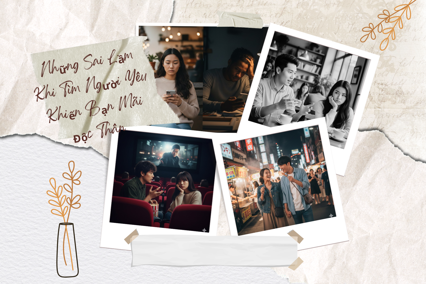 Những Sai Lầm Khi Tìm Người Yêu Khiến Bạn Mãi Độc Thân