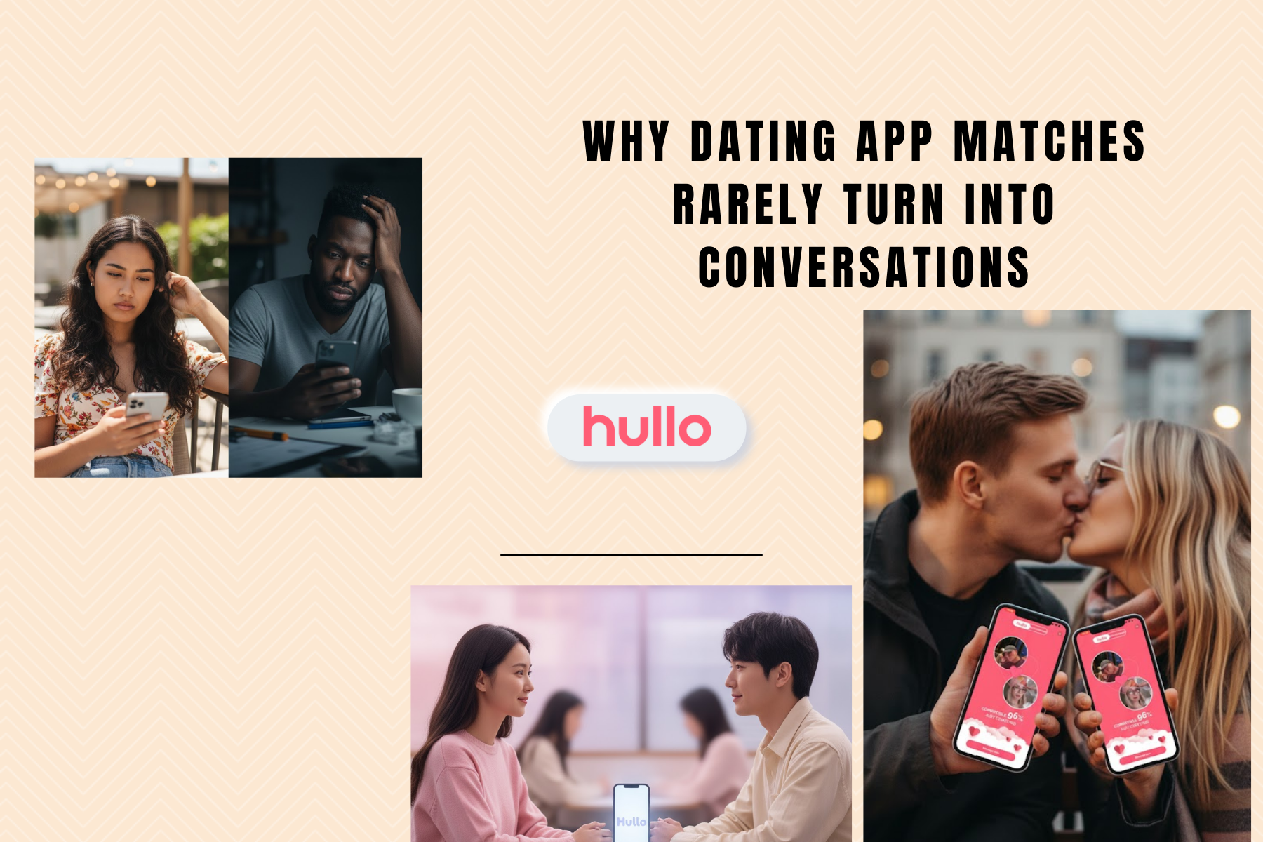 Why Dating App Matches Rarely Turn Into Conversations