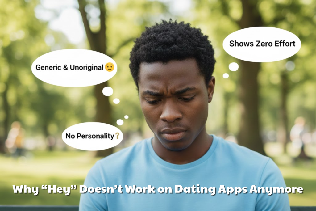Why “Hey” Doesn’t Work on Dating Apps Anymore
