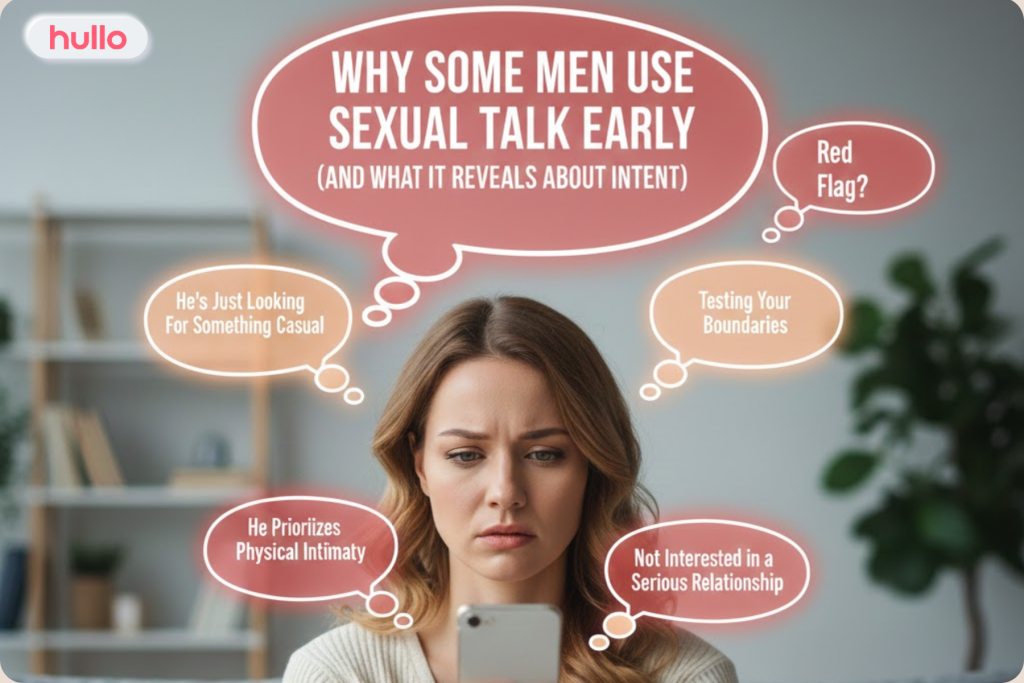 Why Some Men Use Sexual Talk Early (And What It Reveals About Intent)