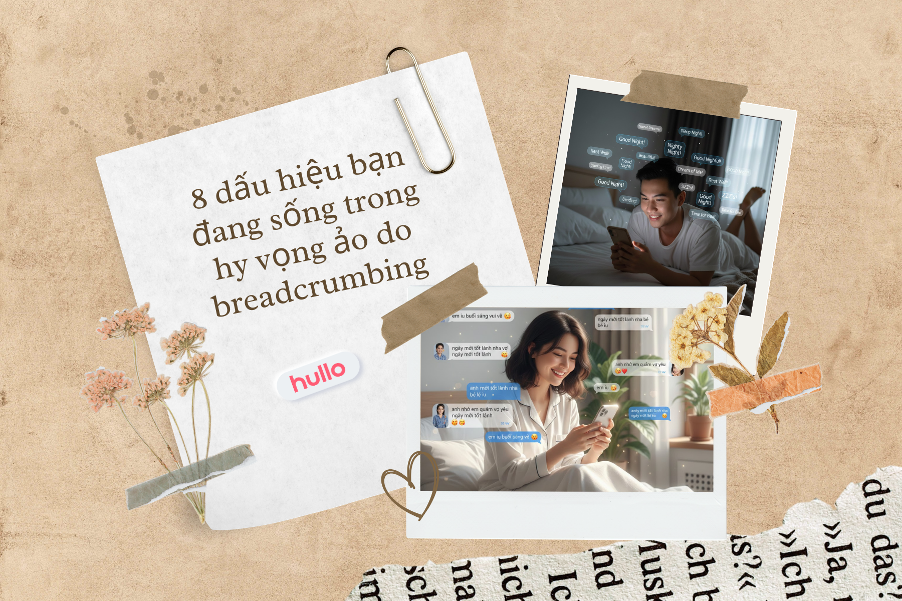 8 dấu hiệu bạn đang sống trong hy vọng ảo do breadcrumbing