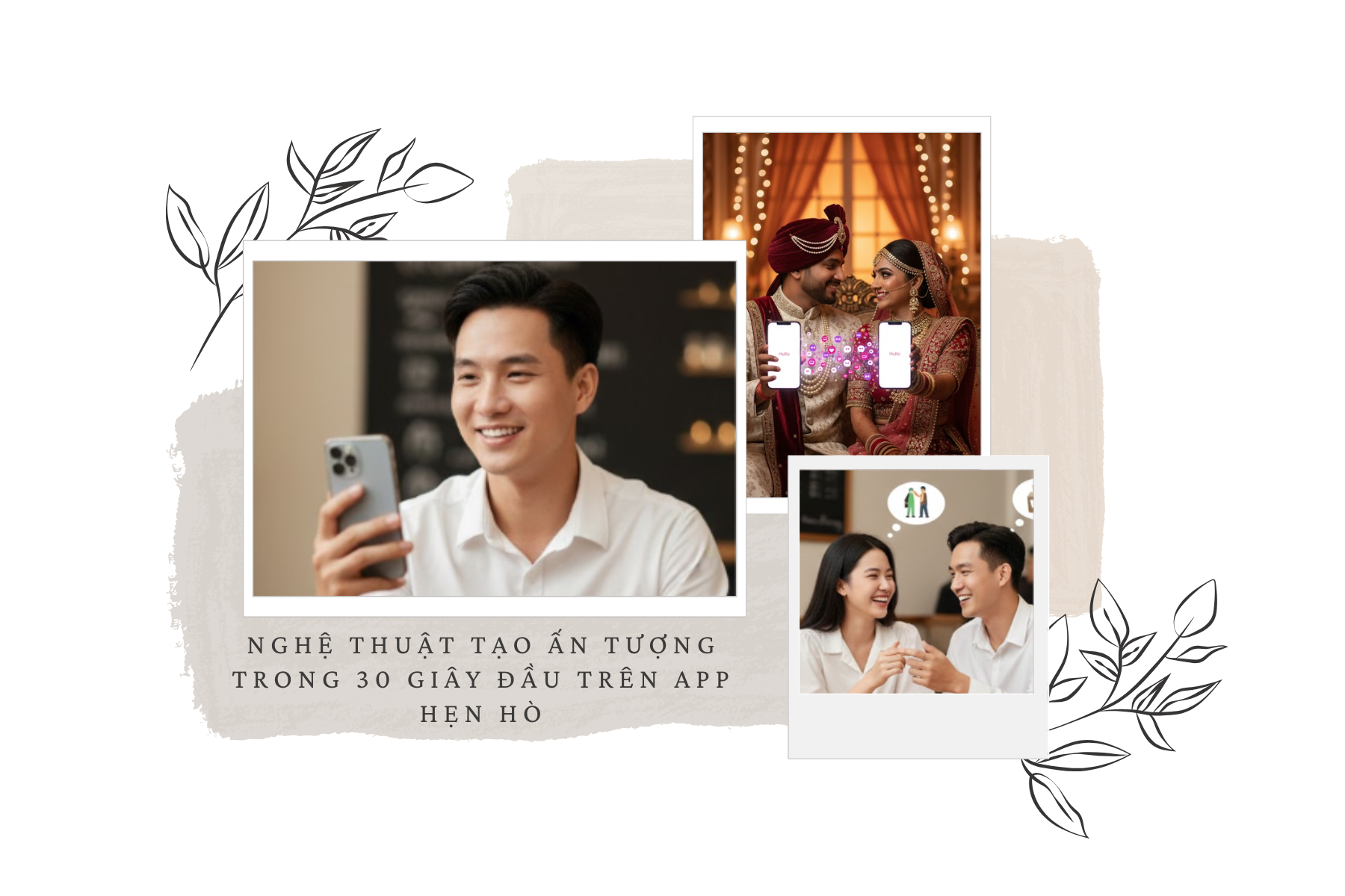 Nghệ Thuật Tạo Ấn Tượng Trong 30 Giây Đầu Trên App Hẹn Hò