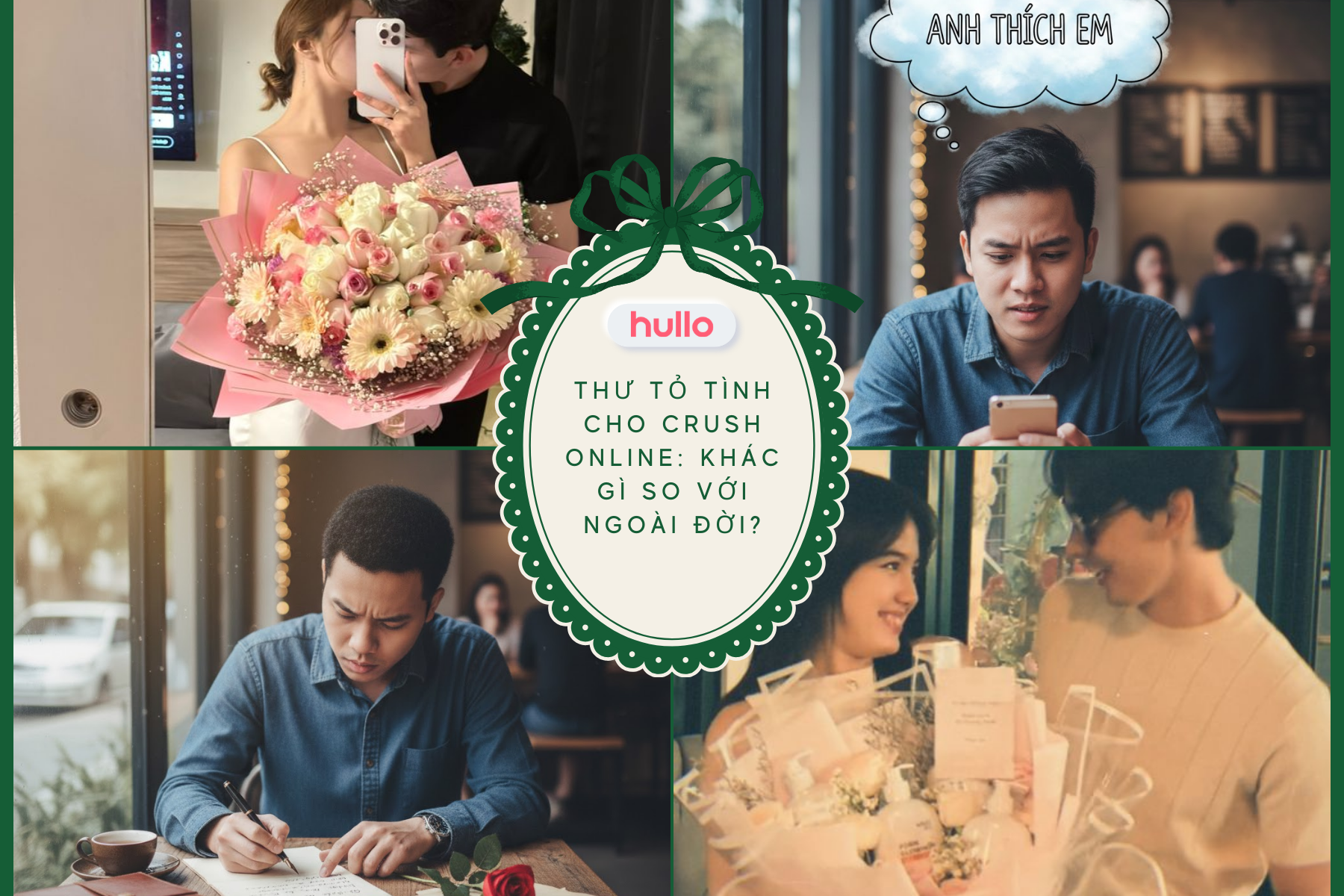 Thư Tỏ Tình Cho Crush Online_ Khác Gì So Với Ngoài Đời