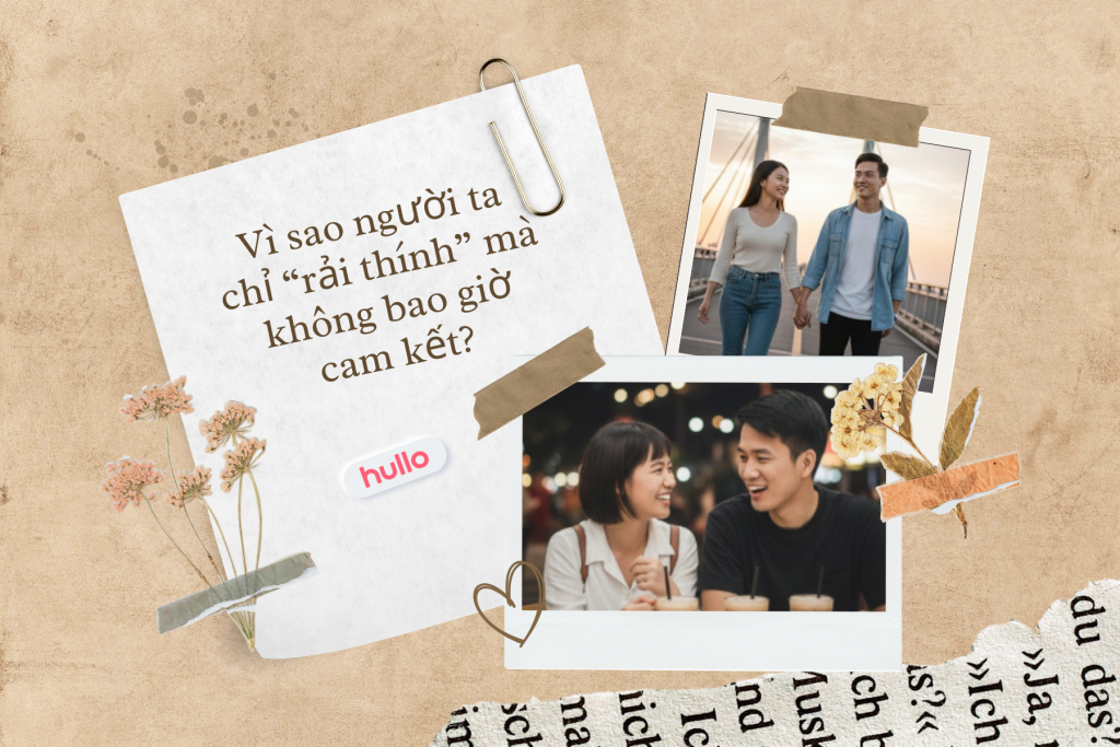 Vì sao người ta chỉ “rải thính” mà không bao giờ cam kết