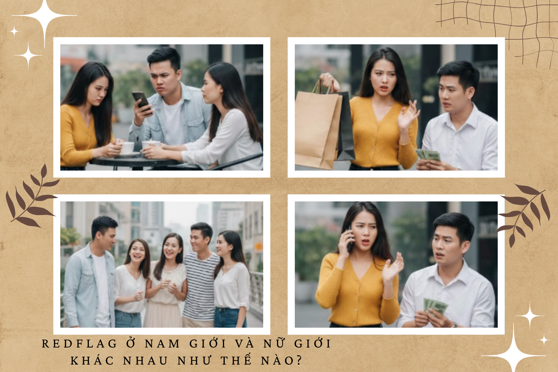 Redflag ở nam giới và nữ giới khác nhau như thế nào