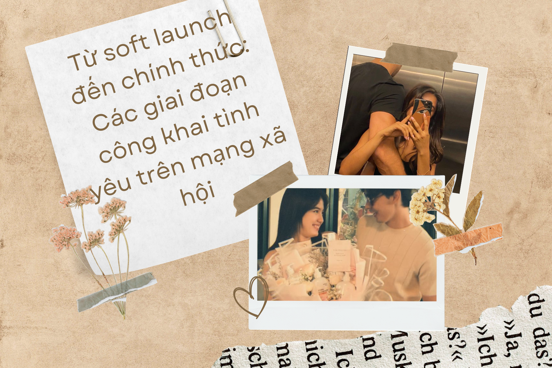 Từ soft launch đến chính thức_ Các giai đoạn công khai tình yêu trên mạng xã hội