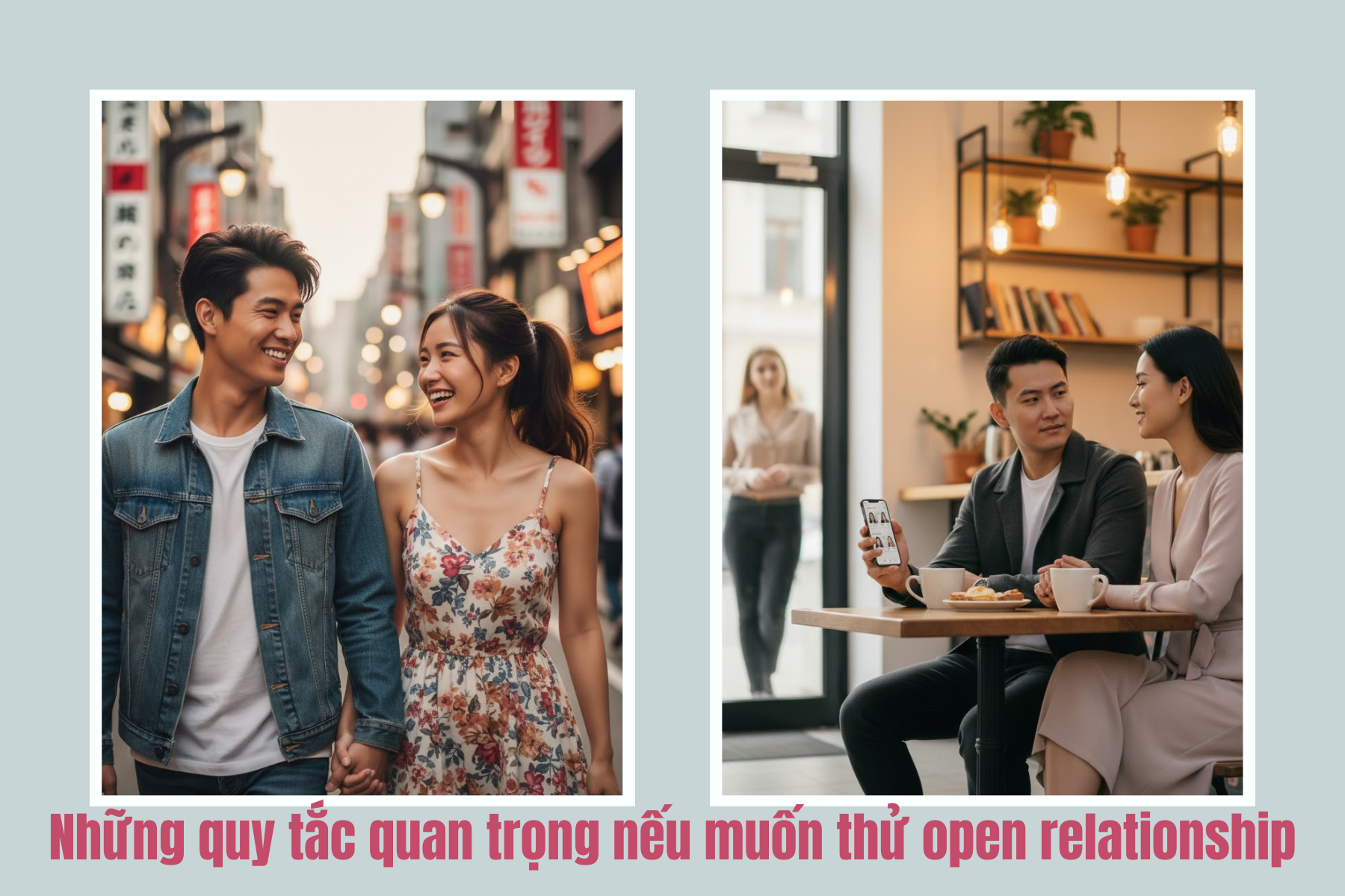 Những quy tắc quan trọng nếu muốn thử open relationship