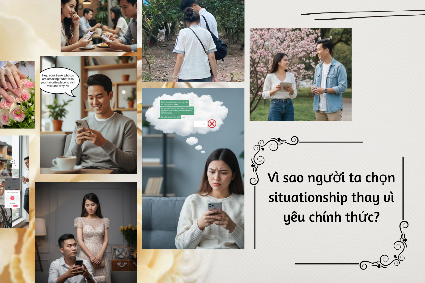 Vì sao người ta chọn situationship thay vì yêu chính thức