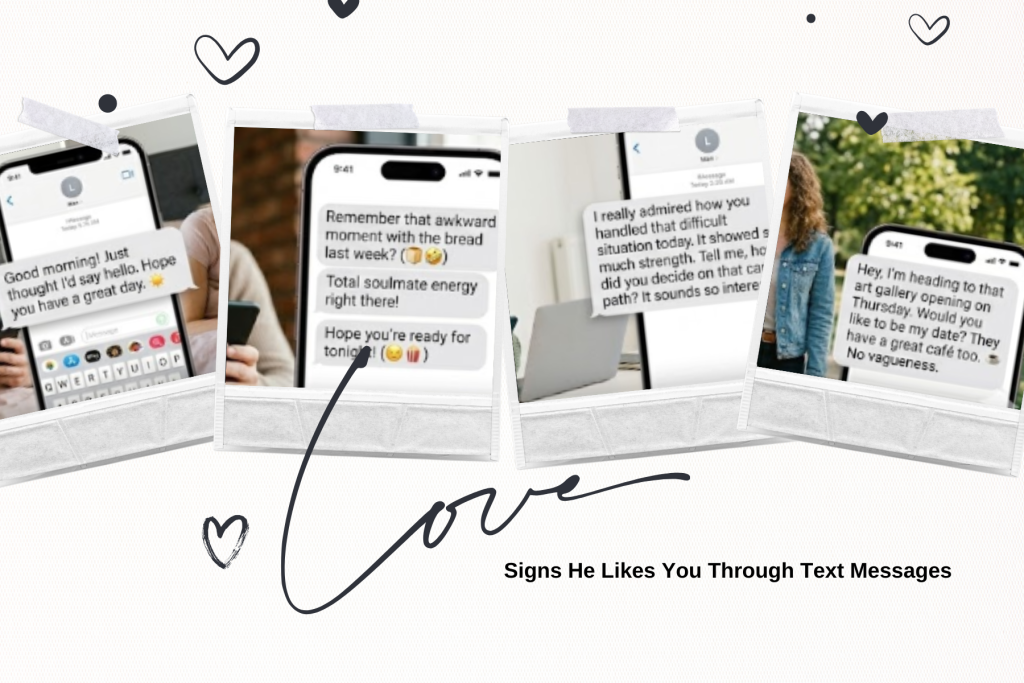 Signs He Likes You Through Text Messages