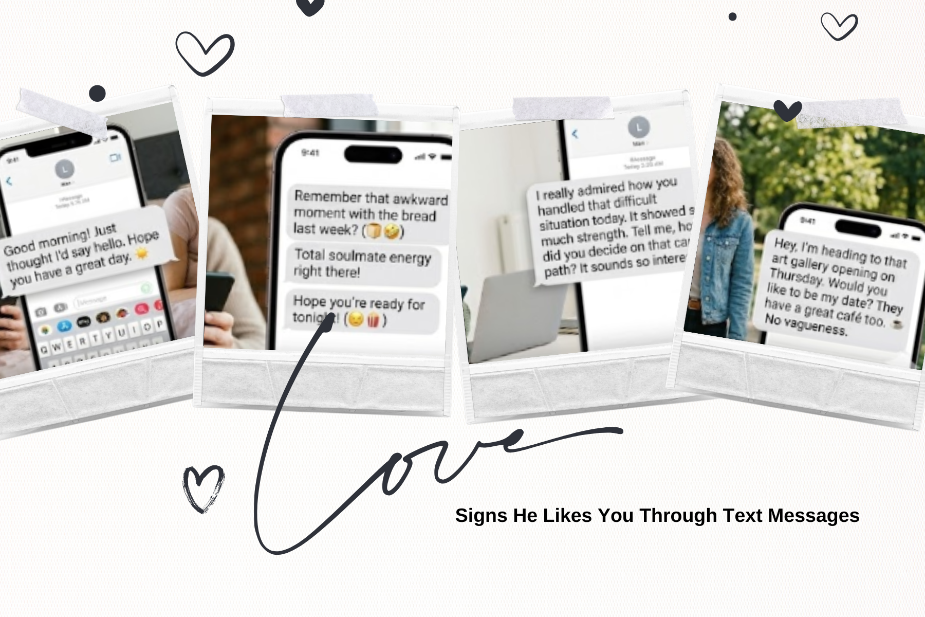Signs He Likes You Through Text Messages
