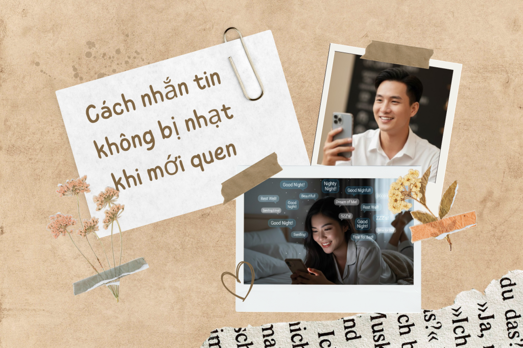 Cách nhắn tin không bị nhạt khi mới quen